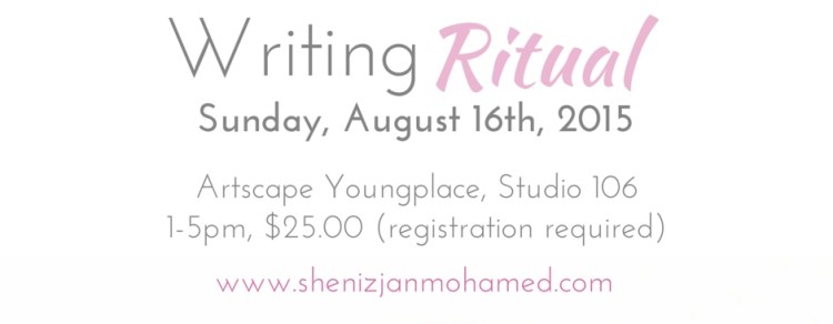 Writing Ritual Poster 3